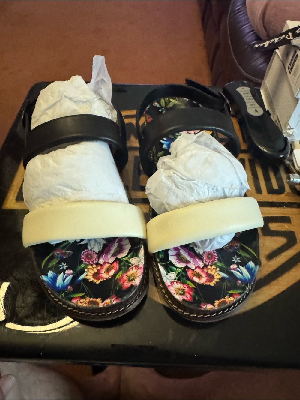 Johnny Was Multi Color Label — Double Band Sandal